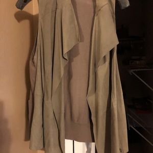 Saks Fifth Avenue Suede Vest